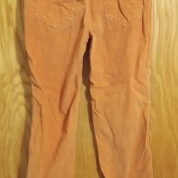 5/$25 We the Free People Raw Hem Straight Leg-Rust Corduroy Jeans 26 - Picture 4 of 6